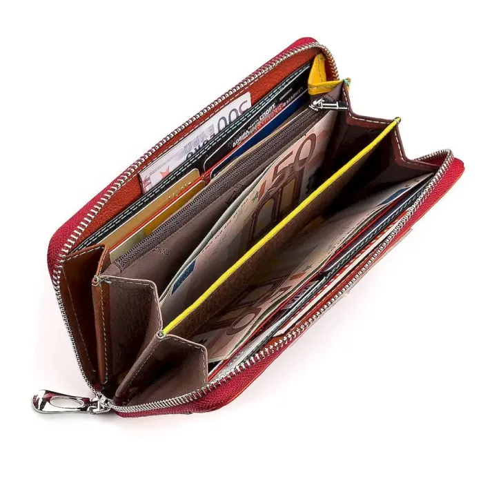 Гаманець жіночий ST Leather 18376 (SB71) червоний шкіряний