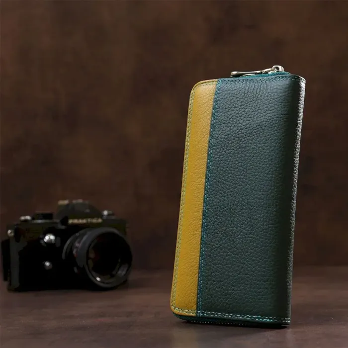 Кошелек женский ST Leather 18377 (SB71) оригинальный Зеленый