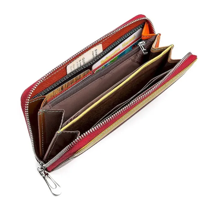 Гаманець жіночий ST Leather 18379 (SB71) на блискавці Бордовий