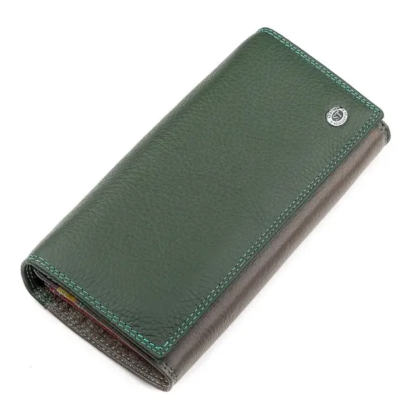 Гаманець жіночий ST Leather 18388 (SB237) ошатний Зелений
