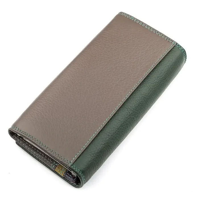 Кошелек женский ST Leather 18388 (SB237) нарядный Зеленый
