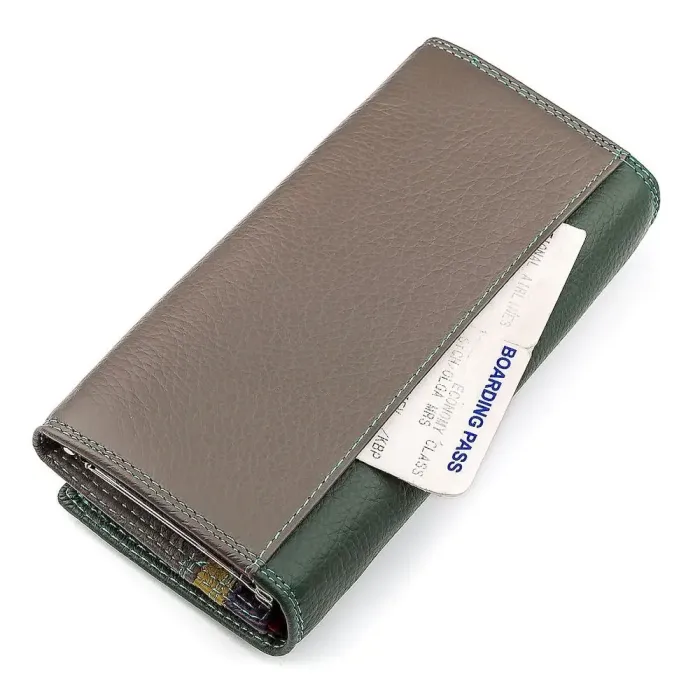 Кошелек женский ST Leather 18388 (SB237) нарядный Зеленый