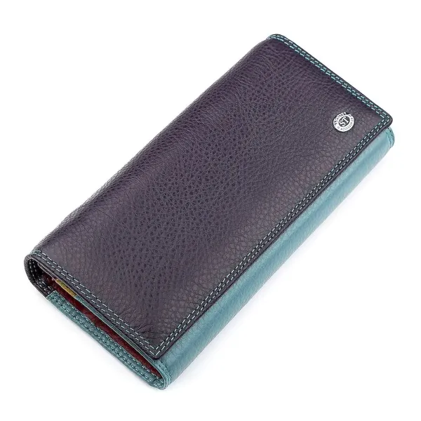 Гаманець жіночий ST Leather 18389 (SB237) із натуральної шкіри Фіолетовий