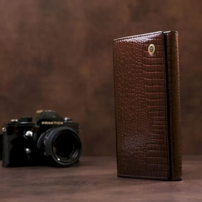 Кошелек женский ST Leather 18391 (S2001A) кожаный Коричневый