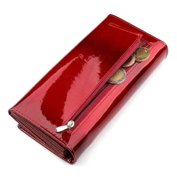 Гаманець жіночий ST Leather 18392 (S2001A) багатофункціональний Червоний