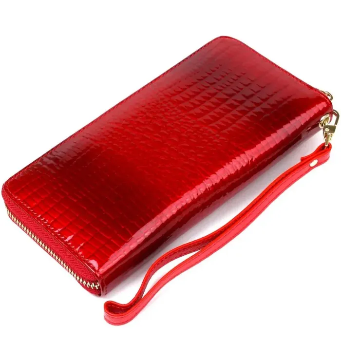 Гаманець жіночий ST Leather 18397 (S4001A) на блискавках Червоний