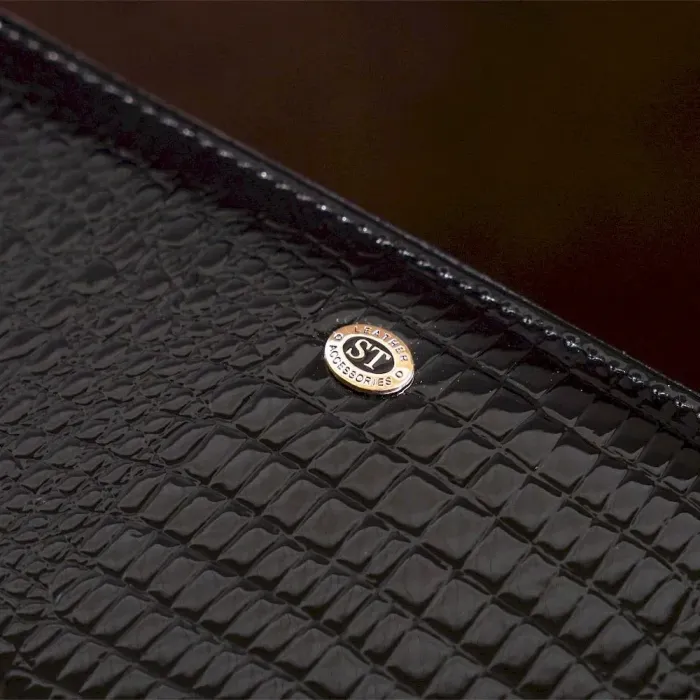 Гаманець жіночий ST Leather 18399 (S4001A) натуральна шкіра Чорний