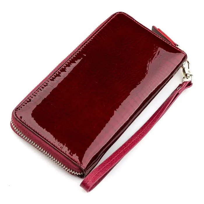 Гаманець жіночий ST Leather 18400 (S4001A) Шкіряний Бордовий