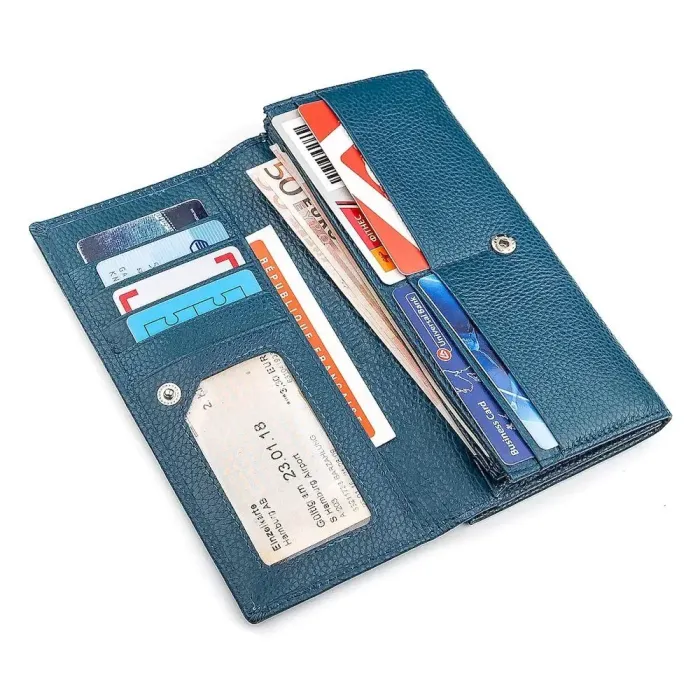 Гаманець жіночий ST Leather 18402 (ST1518) яскравий Блакитний