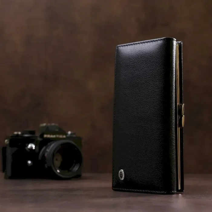 Кошелек женский ST Leather 18404 (ST1518) классический Черный