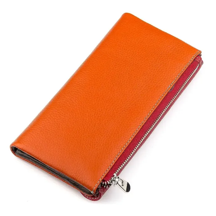 Гаманець жіночий ST Leather 18406 (SB42-2) багатофункціональний Червоний