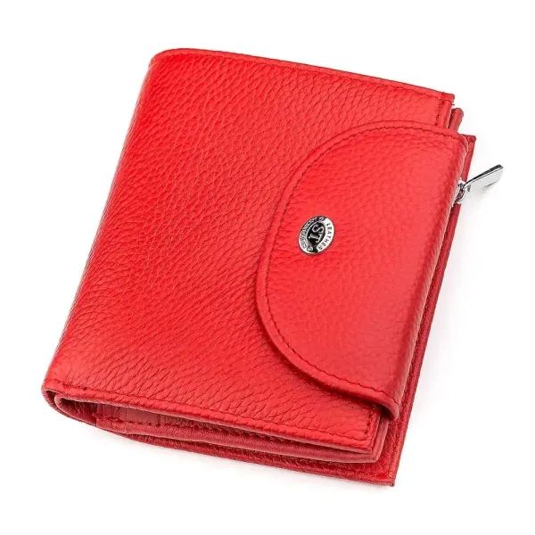 Гаманець жіночий ST Leather 18410 (ST410) шкіряний Червоний