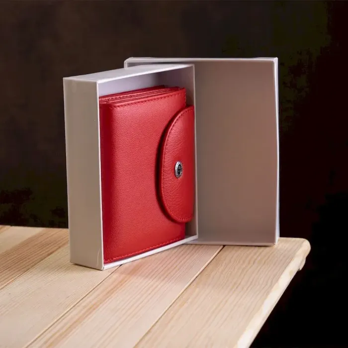 Гаманець жіночий ST Leather 18410 (ST410) шкіряний Червоний