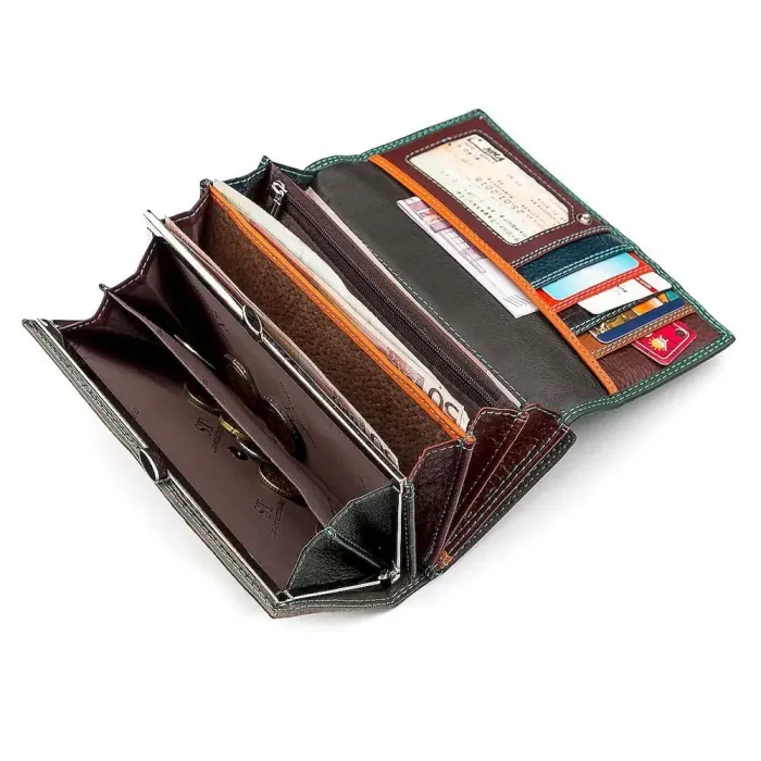 Кошелек женский ST Leather 18415 (SB46) Зеленый