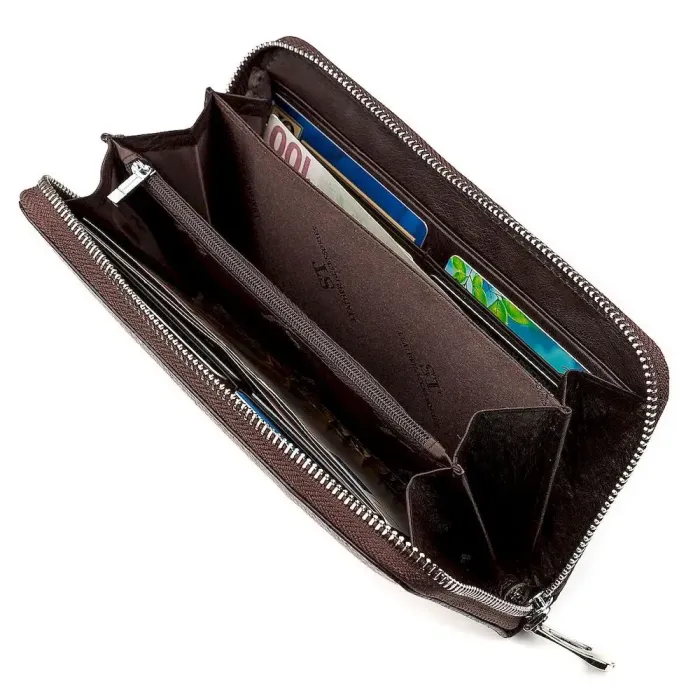 Гаманець жіночий ST Leather 18418 (ST45-2) шкіра Коричневий