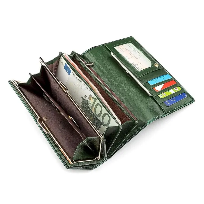 Гаманець жіночий ST Leather 18428 (S8001A) зручний Зелений