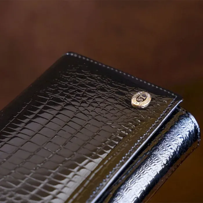 Гаманець жіночий ST Leather 18433 (S9001A) надійний Чорний