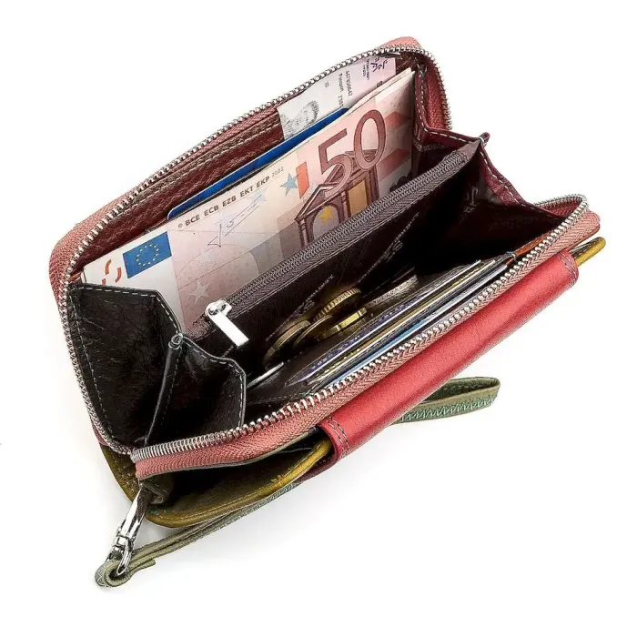 Гаманець жіночий ST Leather 18439 (SB55-5) шкіра Рожевий