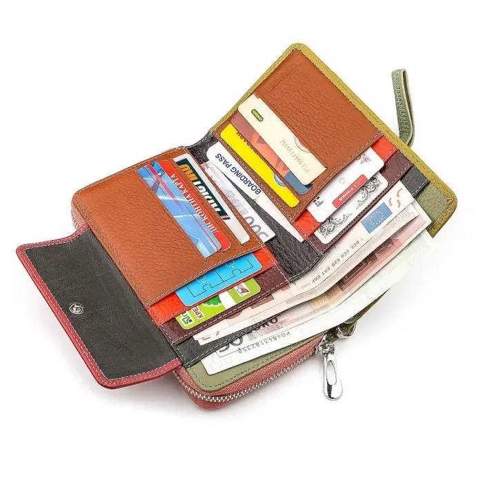 Гаманець жіночий ST Leather 18439 (SB55-5) шкіра Рожевий