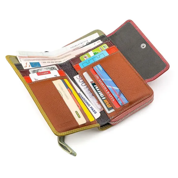 Гаманець жіночий ST Leather 18439 (SB55-5) шкіра Рожевий