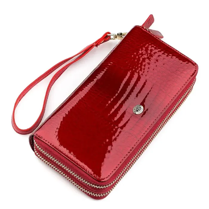 Кошелек женский ST Leather 18449 (S5001A) вместительный Красный