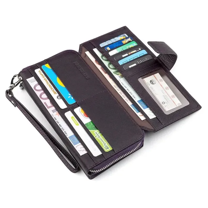 Гаманець жіночий ST Leather 18455 (ST228) зручний Фіолетовий