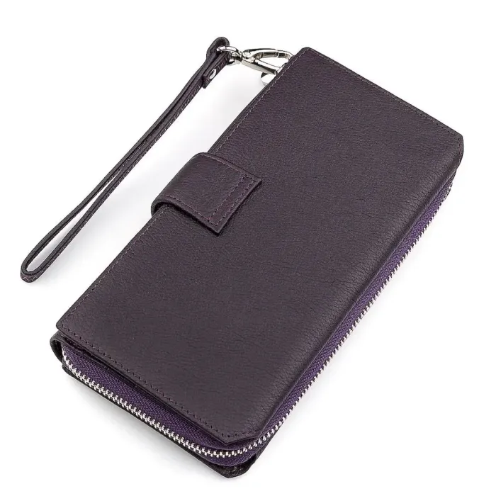 Гаманець жіночий ST Leather 18455 (ST228) зручний Фіолетовий