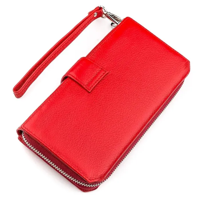 Гаманець жіночий ST Leather 18456 (ST228) дуже красивий Червоний