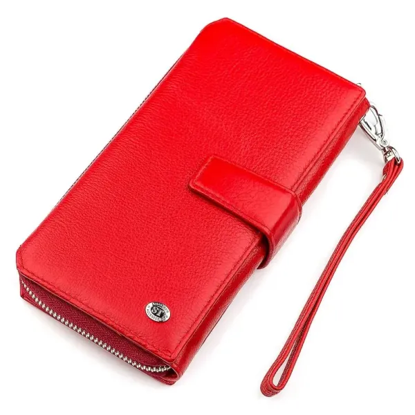 Гаманець жіночий ST Leather 18456 (ST228) дуже красивий Червоний