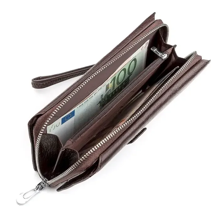Кошелек женский ST Leather 18457 (SТ228) из натуральной кожи Коричневый