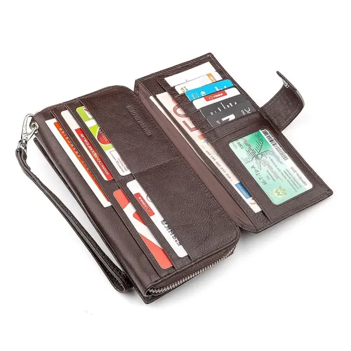 Кошелек женский ST Leather 18457 (SТ228) из натуральной кожи Коричневый