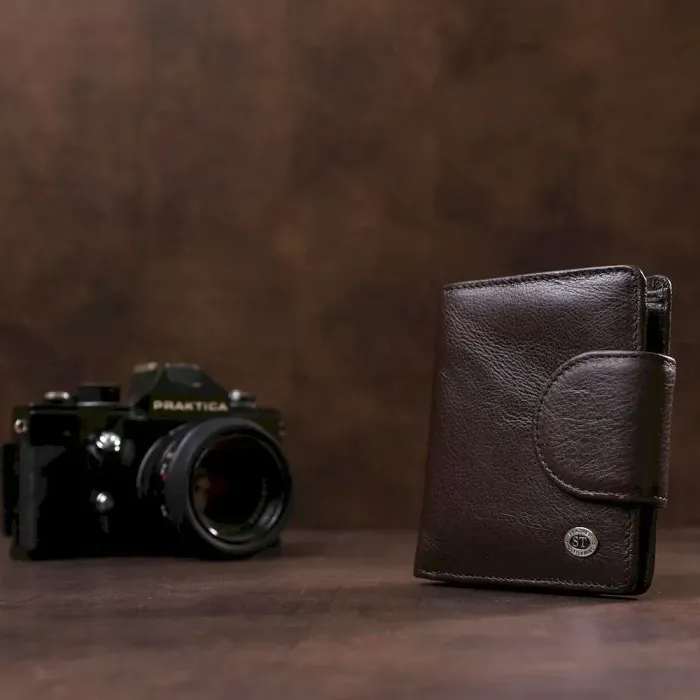 Кошелек женский ST Leather 18498 (ST415) строгий Коричневый