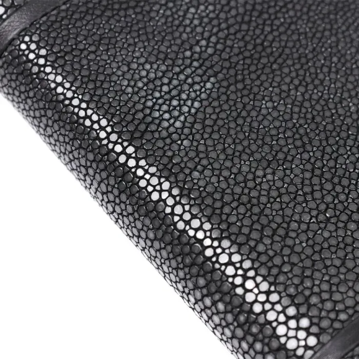 Гаманець жіночий STINGRAY LEATHER 18113 із натуральної шкіри морського ската Чорний