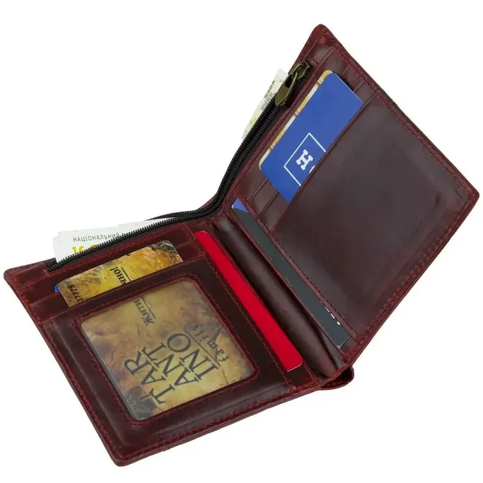 Кошелек женский Vintage 14922 Бордовый