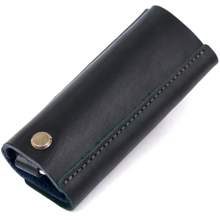 Шкіряна ключниця GRANDE PELLE 11352 Синя