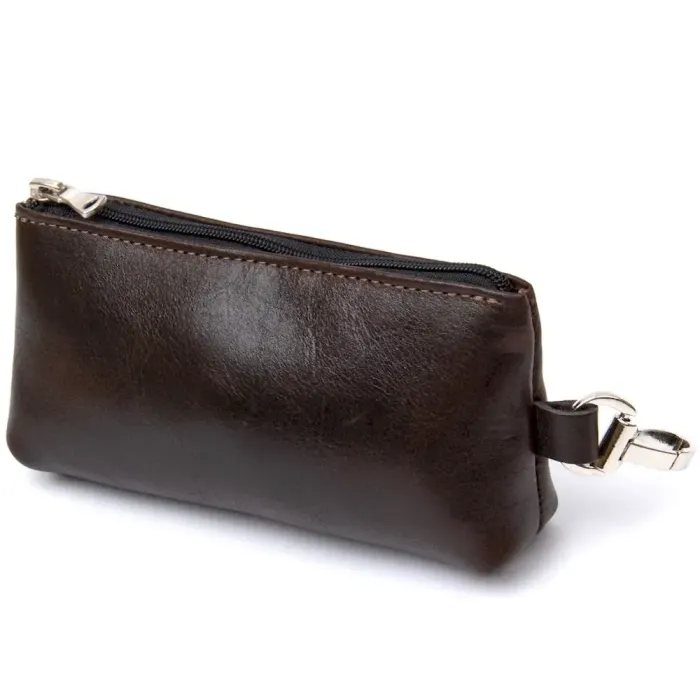 Шкіряна ключниця GRANDE PELLE 11381 Коричневий