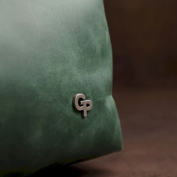 Кожаная косметичка унисекс GRANDE PELLE 11572 Зеленый