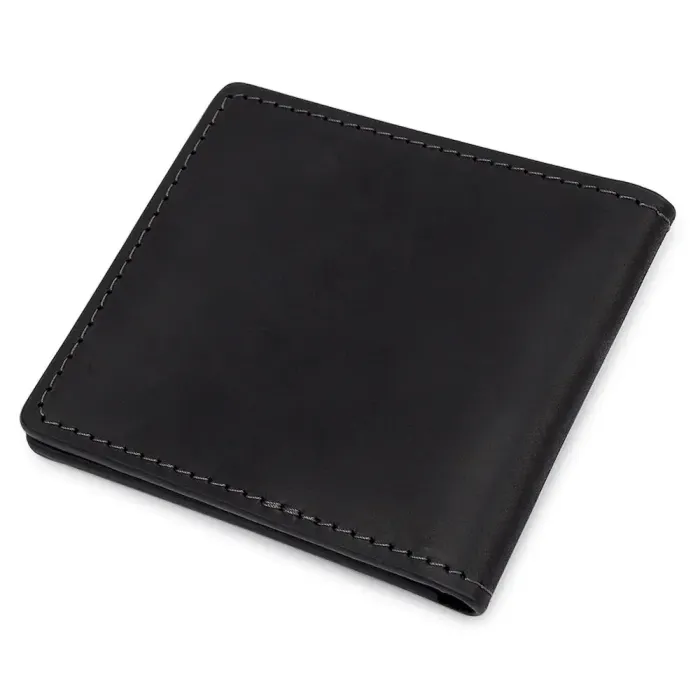 Кожаная матовая обложка для удостоверения GRANDE PELLE 11525 Черный