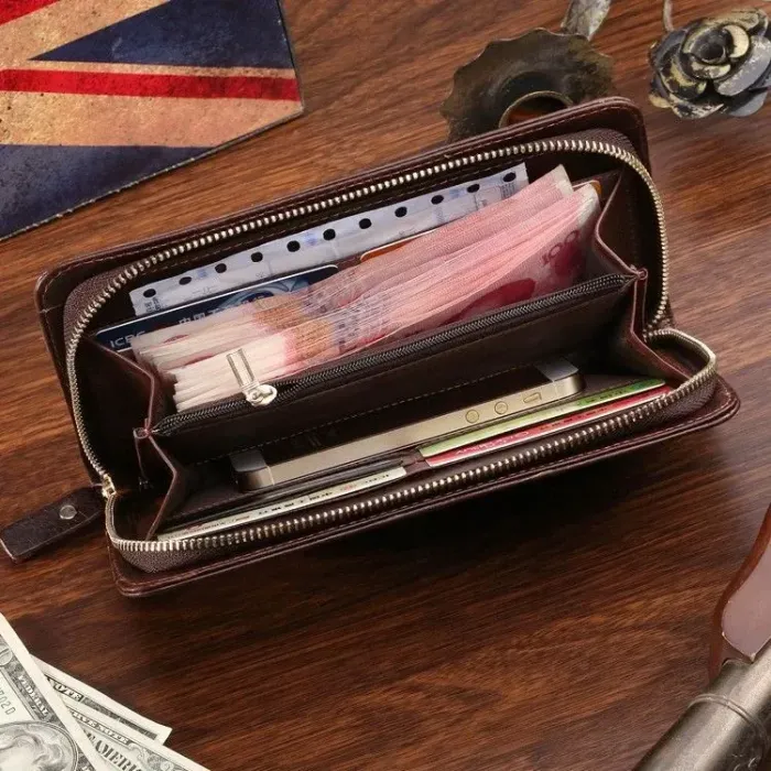 Шкіряна чоловіча барсетка Vintage 14193