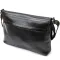 Шкіряна чоловіча прямокутна сумка GRANDE PELLE 11429 Чорний