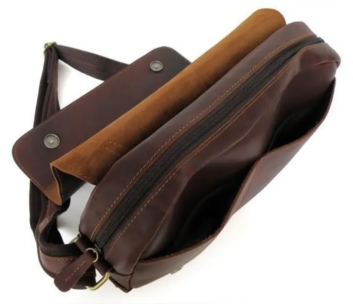 Сумка чоловіча Vintage 14079 Коричнева