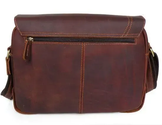 Сумка чоловіча Vintage 14079 Коричнева