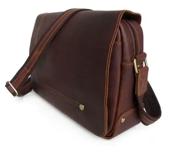 Сумка чоловіча Vintage 14079 Коричнева