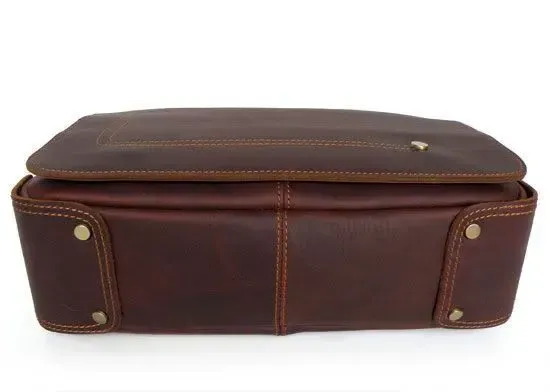 Сумка чоловіча Vintage 14079 Коричнева