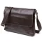 Шкіряна чоловіча сумка GRANDE PELLE 11430 Коричневий