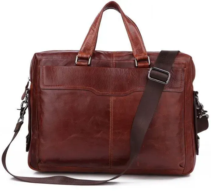 Сумка чоловіча Vintage 14125 Коричнева