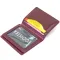 Шкіряна обкладинка для автодокументів GRANDE PELLE 11491 Бордовий