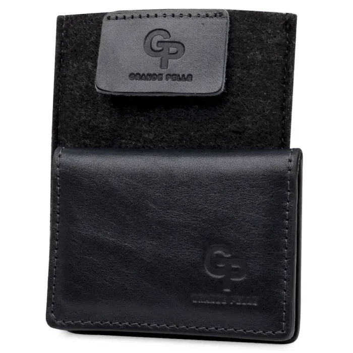 Шкіряна обкладинка для прав GRANDE PELLE 11536 Синій