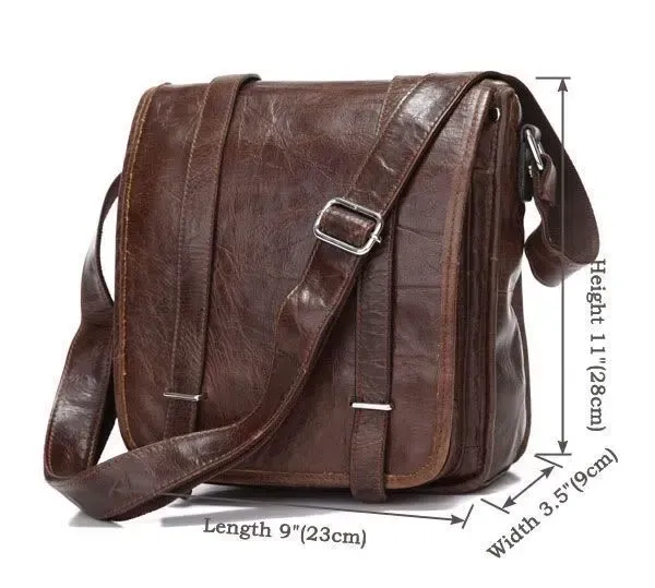 Сумка чоловіча Vintage 14093 Коричнева
