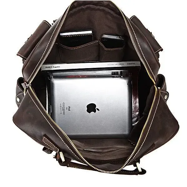 Сумка чоловіча Vintage 14052 Коричнева